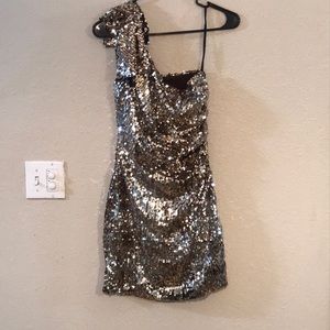 Sequin mini dress